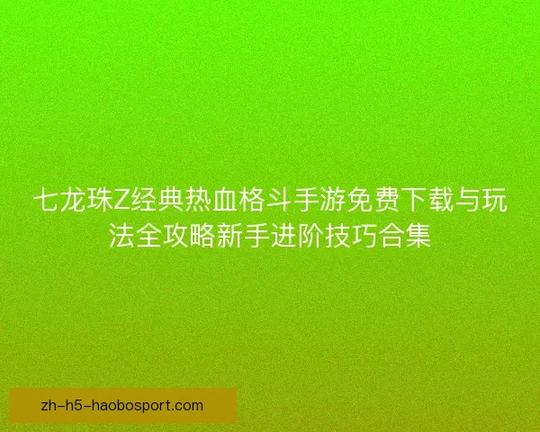 七龙珠Z经典热血格斗手游免费下载与玩法全攻略新手进阶技巧合集 七龙珠Z经典热血格斗手游免费下载与玩法全攻略新手进阶技巧合集