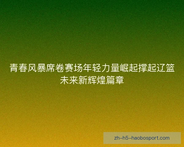 青春风暴席卷赛场年轻力量崛起撑起辽篮未来新辉煌篇章 青春风暴席卷赛场年轻力量崛起撑起辽篮未来新辉煌篇章